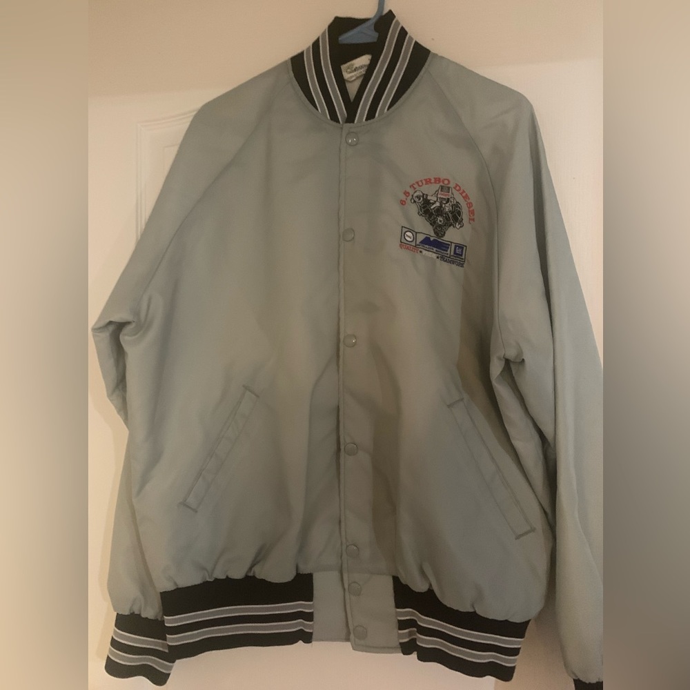 Vintage Jacket GM Diesel Moraine Dayton Plant Coat UAW size large Gem Sportswear